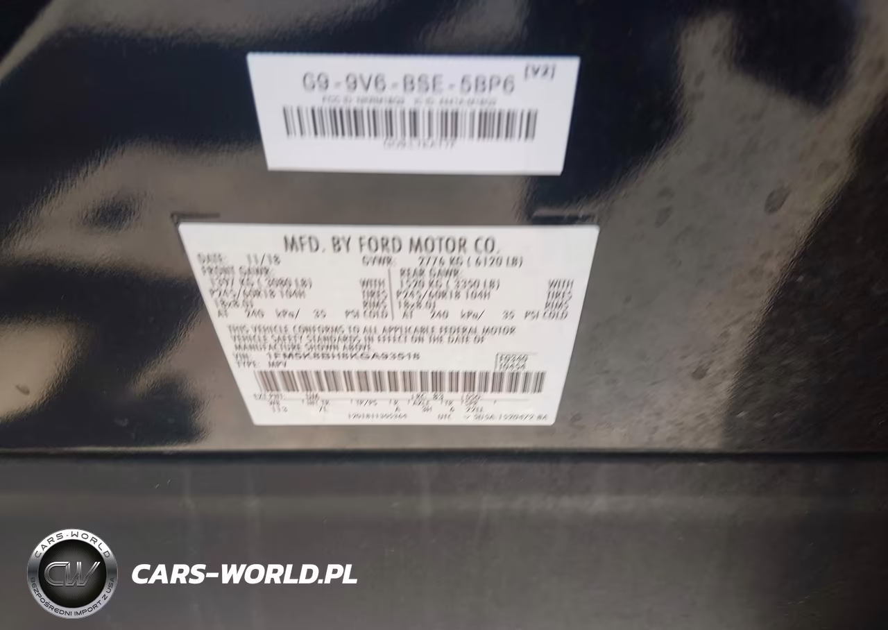 2019 Ford Explorer VIN:1FM5K8BH8KGA93518 - 9