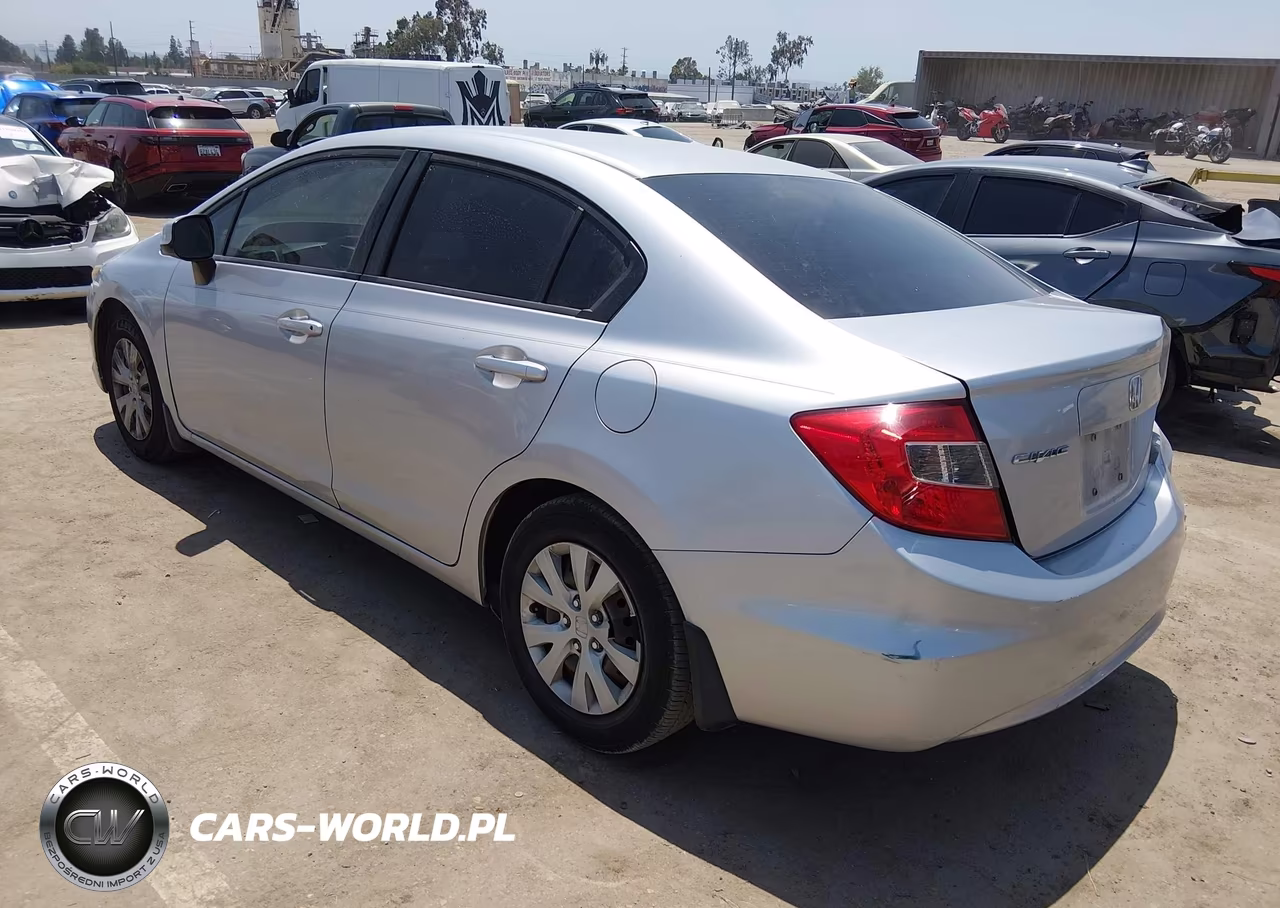 2012 Honda Civic Lx VIN:19XFB2F56CE058001 - 3