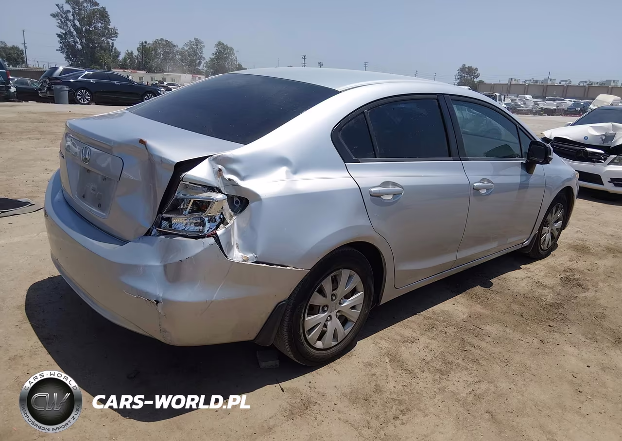 2012 Honda Civic Lx VIN:19XFB2F56CE058001 - 4