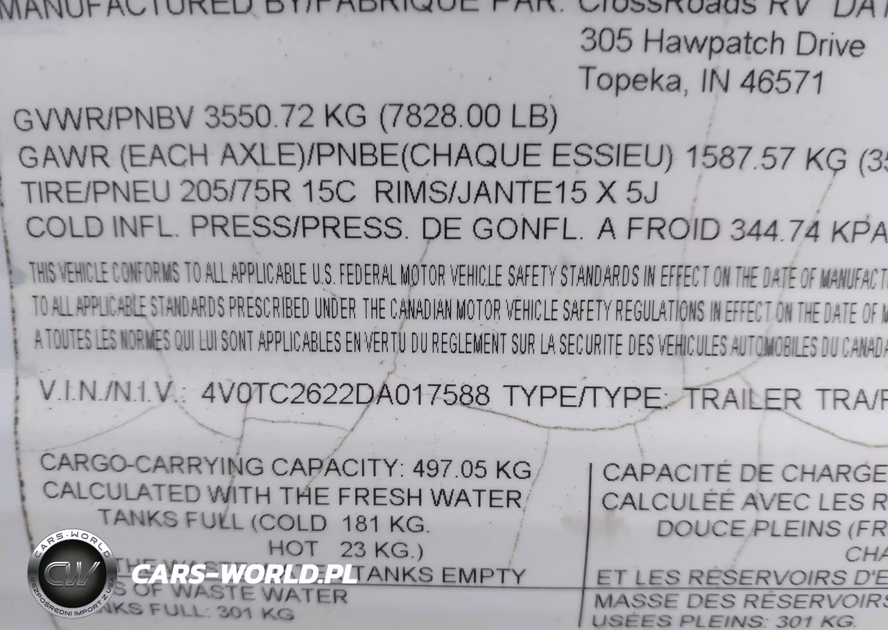 2013 Crossroads Zinger Zt328S VIN:4V0TC2622DA017588 - 9