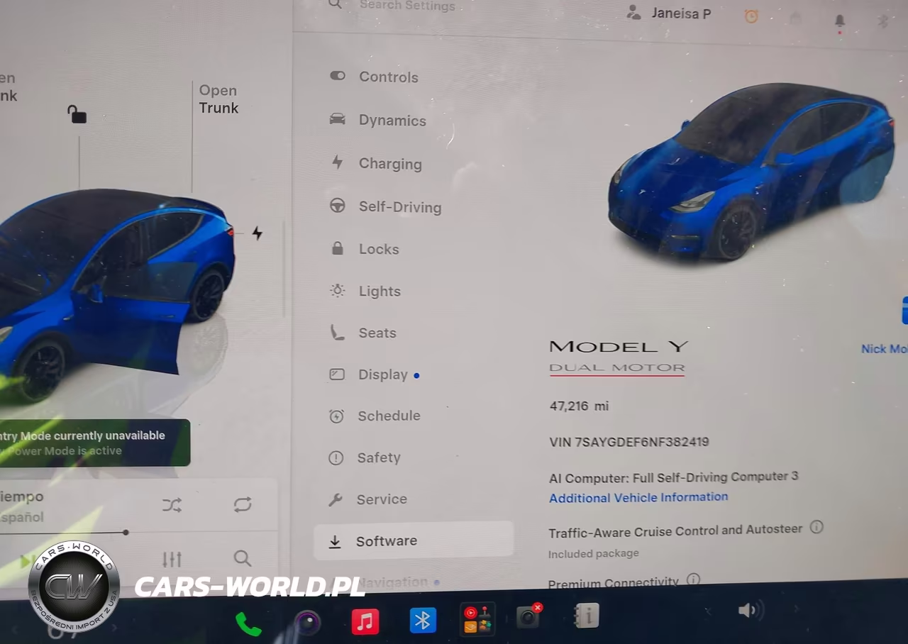 2022 Tesla Model Y Performance Dual Motor All-Wheel Drive VIN:7SAYGDEF6NF382419 - 7