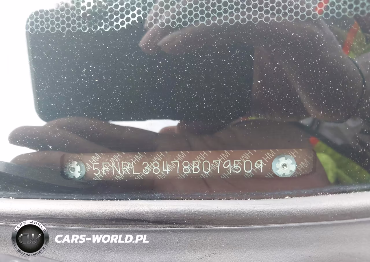 2008 Honda Odyssey Ex VIN:5FNRL38478B079509 - 9