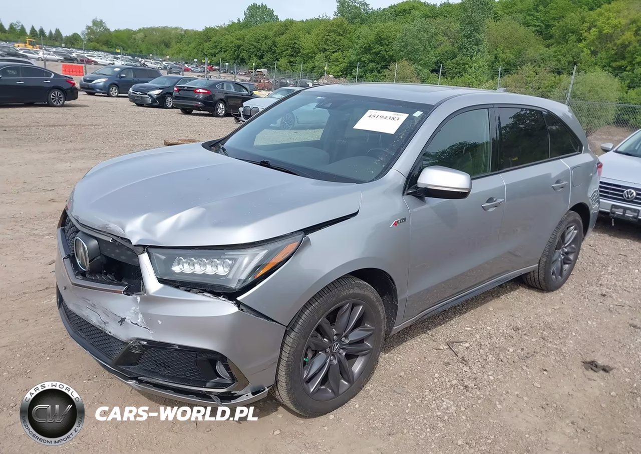 2019 Acura Mdx Tech A-Spec Pkgs VIN:5J8YD4H01KL010834 - 2