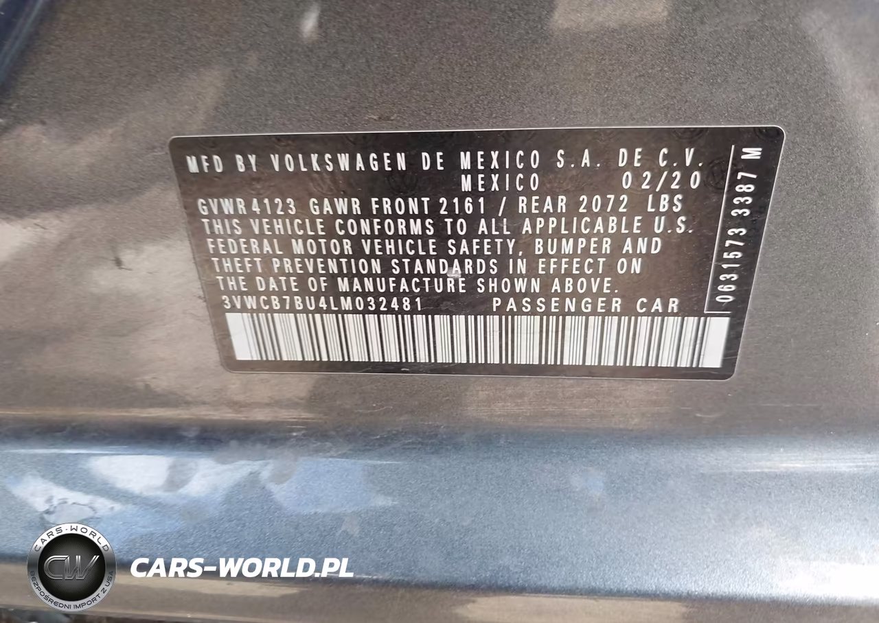 2020 Volkswagen Jetta 1.4T R-Line-1.4T S-1.4T Se VIN:3VWCB7BU4LM032481 - 9