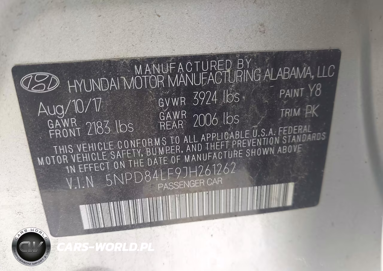 2018 Hyundai Elantra Sel VIN:5NPD84LF9JH261262 - 9