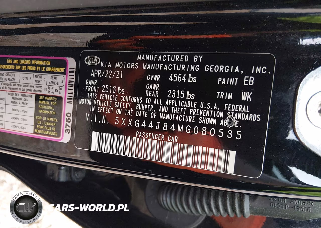 2021 Kia K5 Gt VIN:5XXG44J84MG080535 - 9