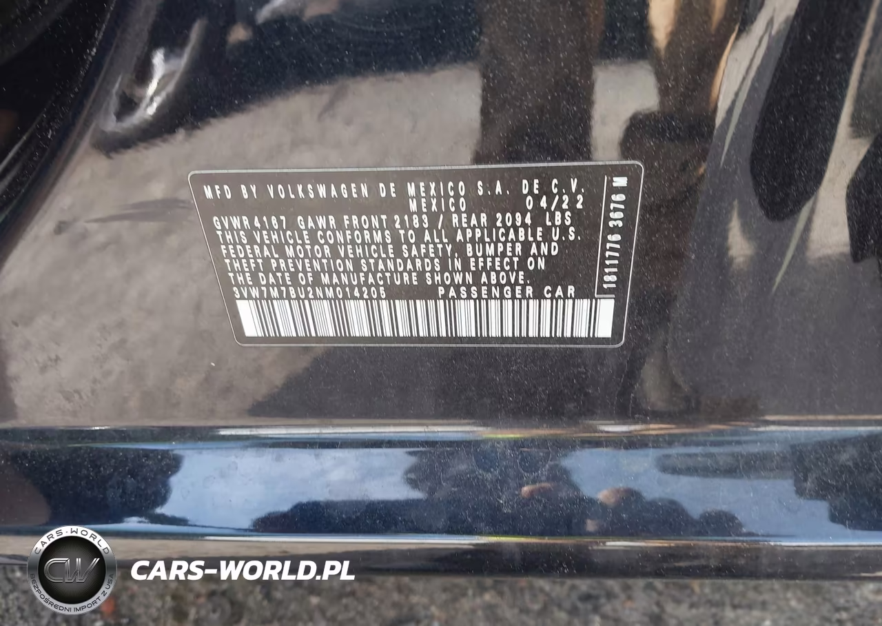 2022 Volkswagen Jetta 1.5T Se VIN:3VW7M7BU2NM014205 - 9