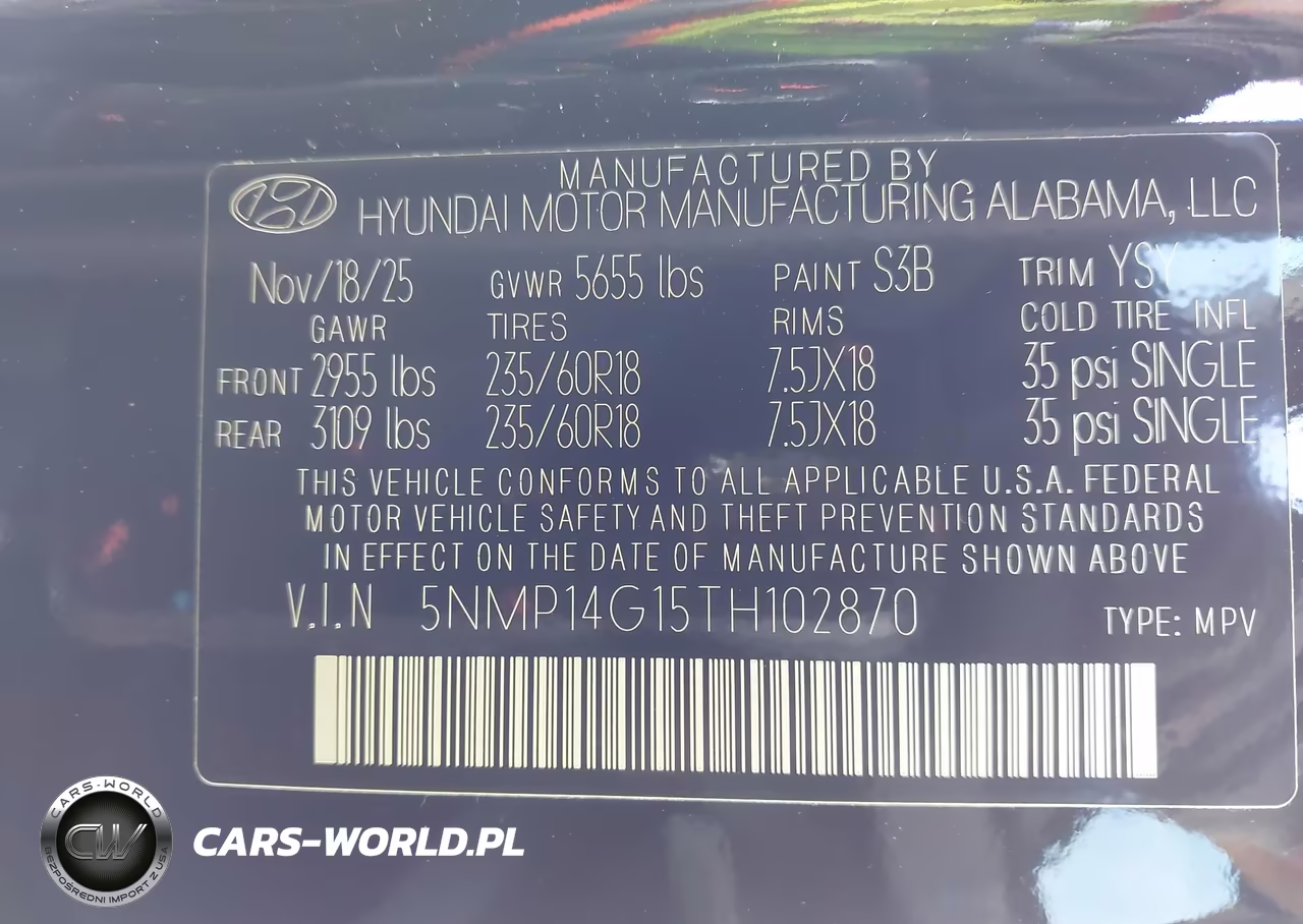 2026 Hyundai Santa Fe Hybrid Se VIN:5NMP14G15TH102870 - 9