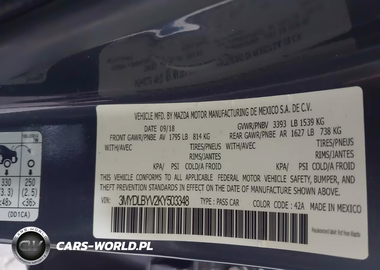 2019 Toyota Yaris Le VIN:3MYDLBYV2KY503348 - 9
