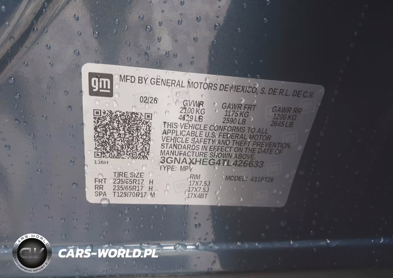 2026 Chevrolet Equinox Fwd Lt VIN:3GNAXHEG4TL426633 - 9