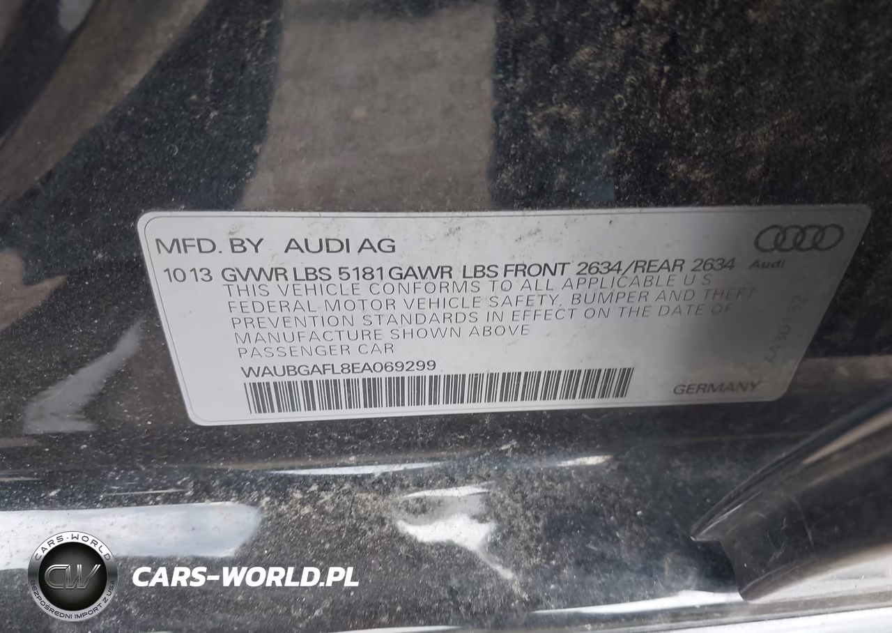 2014 AUDI S4 3.0T PREMIUM PLUS VIN:WAUBGAFL8EA069299 - 9