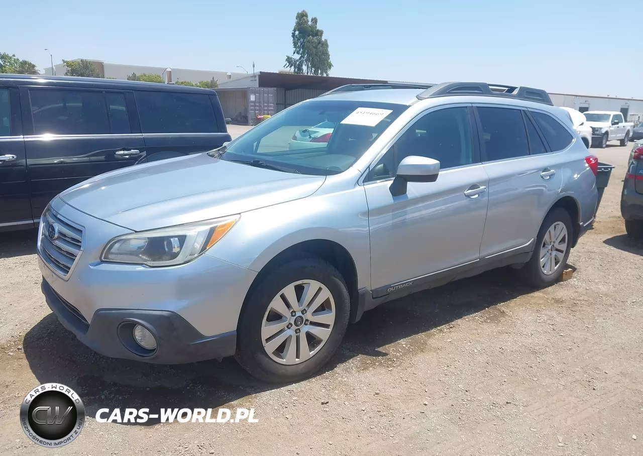2015 Subaru Outback 2.5I Premium VIN:4S4BSACC3F3343628 - 2