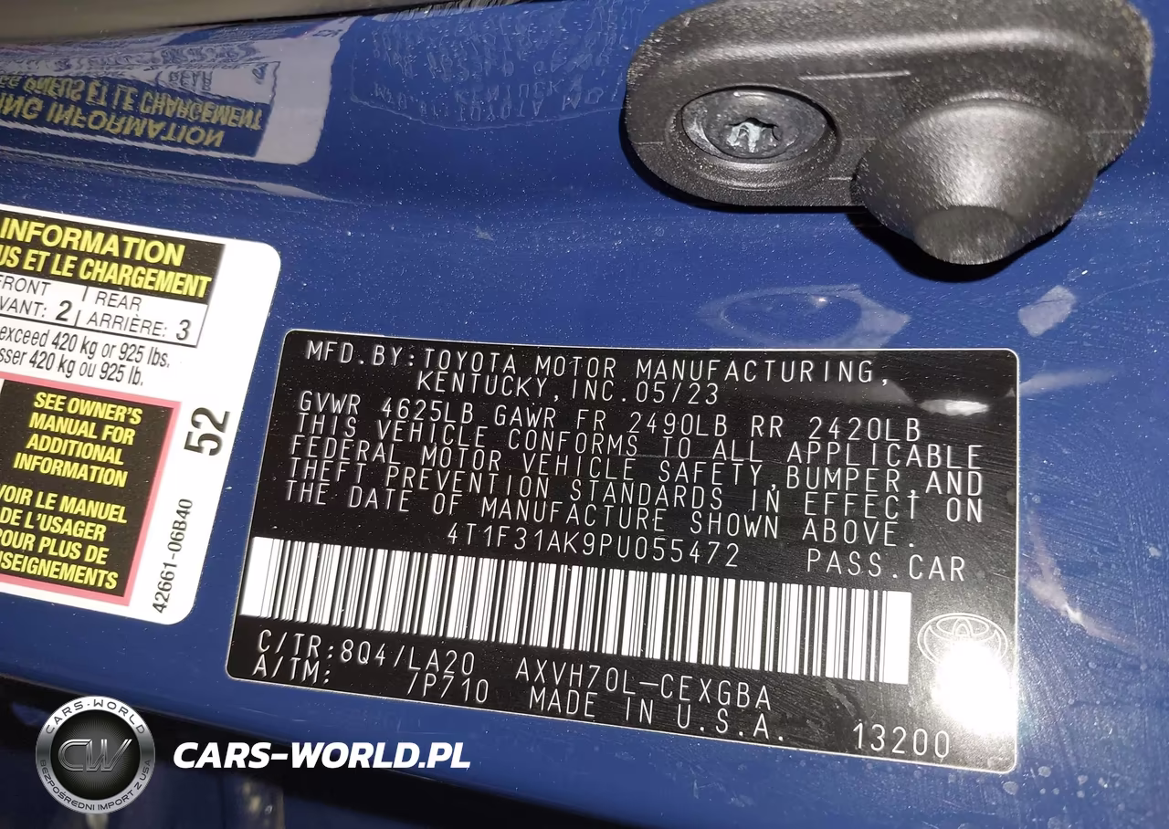 2023 Toyota Camry Xle Hybrid VIN:4T1F31AK9PU055472 - 9