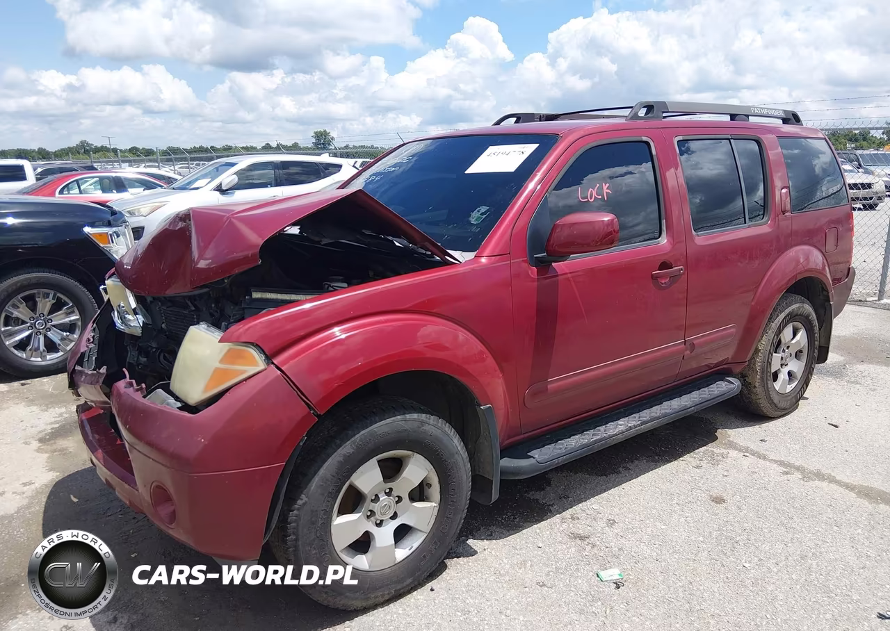 2007 Nissan Pathfinder Se VIN:5N1AR18U17C616284 - 2