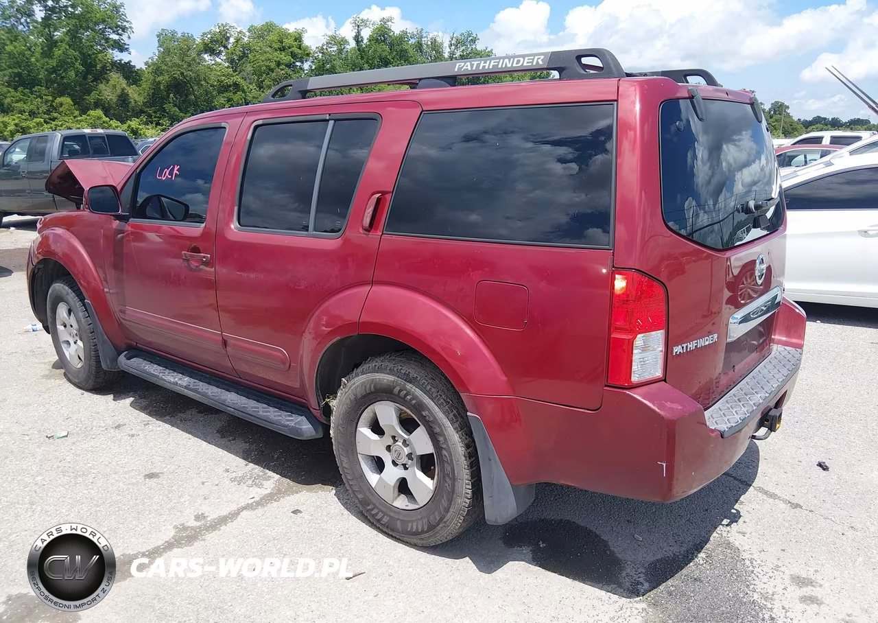 2007 Nissan Pathfinder Se VIN:5N1AR18U17C616284 - 3