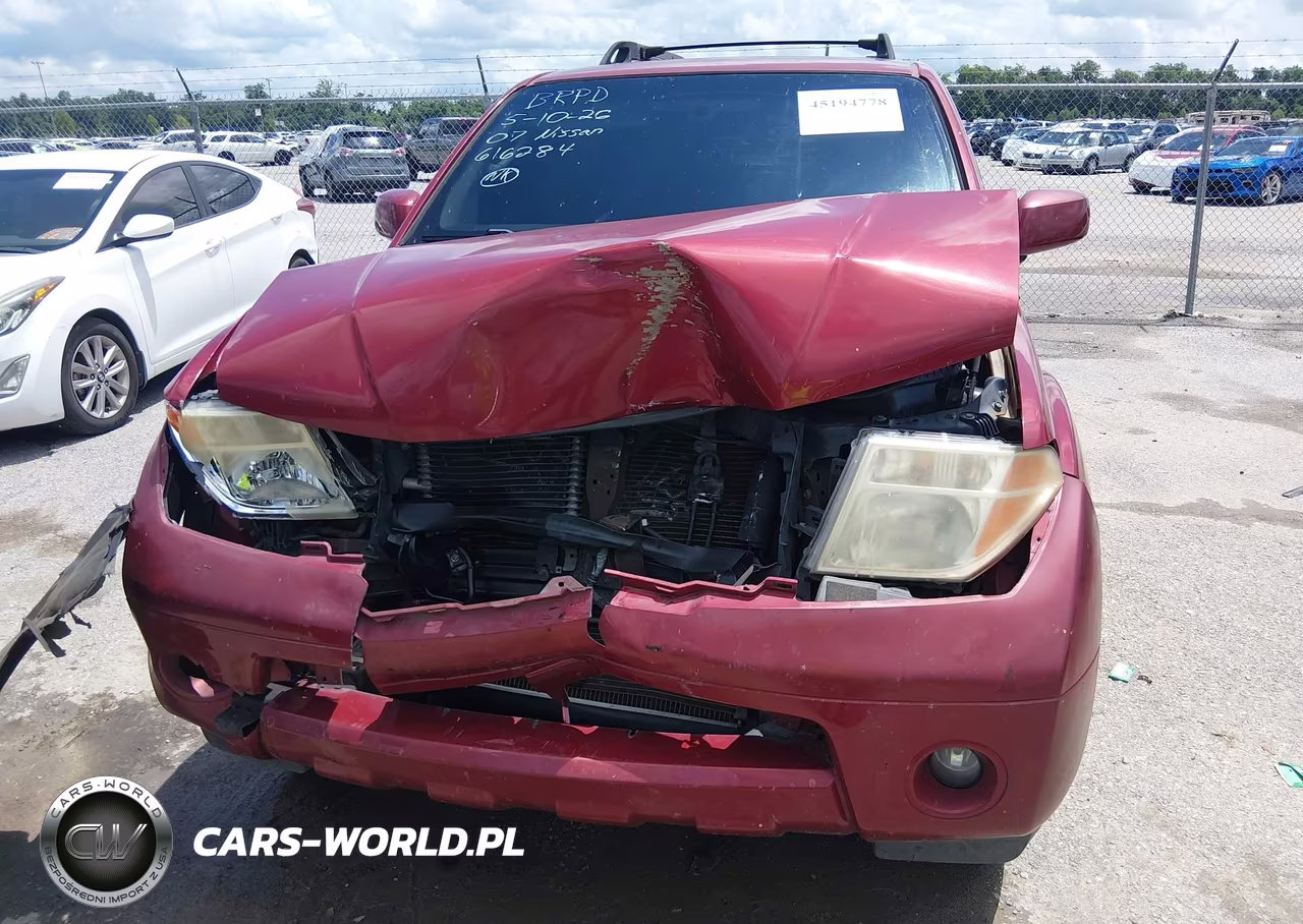 2007 Nissan Pathfinder Se VIN:5N1AR18U17C616284 - 6