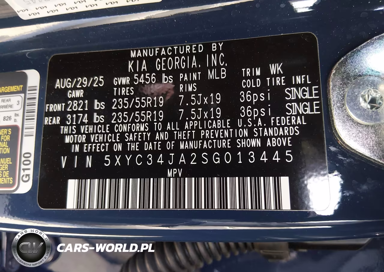 2025 Kia Ev6 Wind Rwd VIN:5XYC34JA2SG013445 - 9