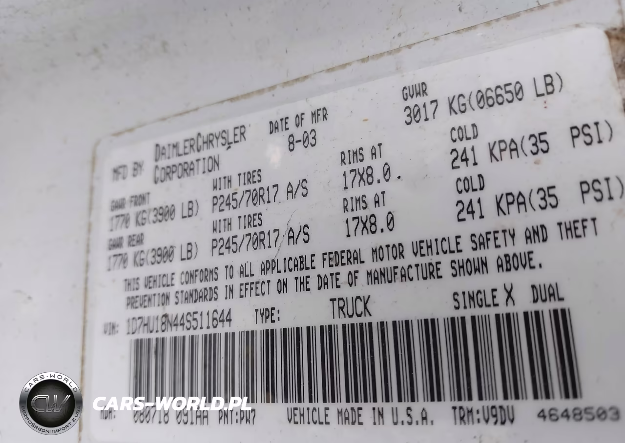 2004 Dodge Ram 1500 Slt-Laramie VIN:1D7HU18N44S511644 - 9
