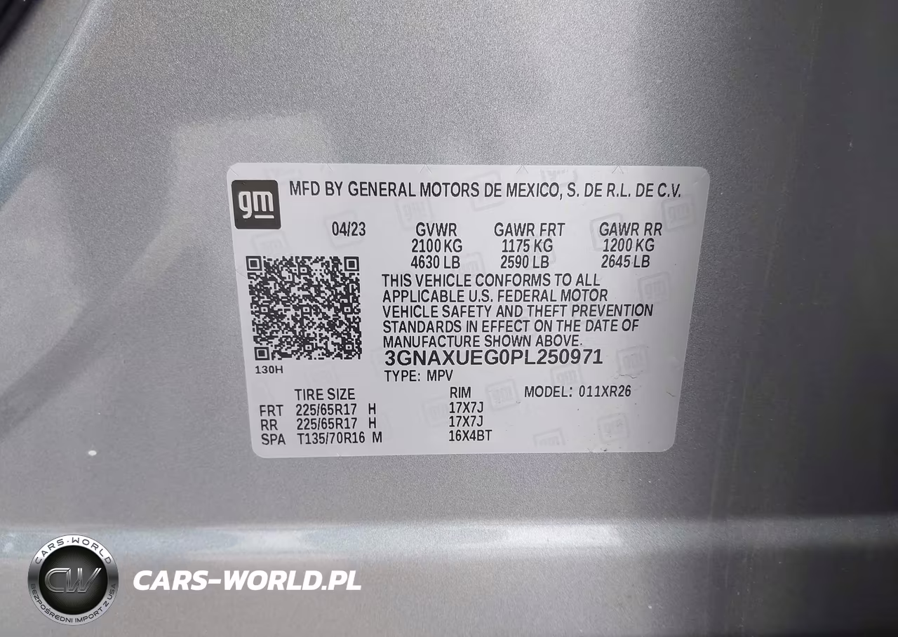 2023 Chevrolet Equinox Awd Lt VIN:3GNAXUEG0PL250971 - 9