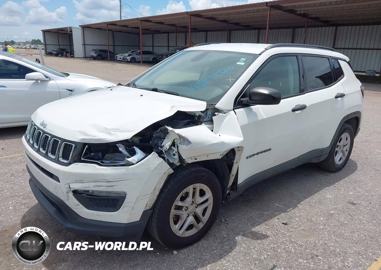2018 Jeep Compass Sport Fwd VIN:3C4NJCAB9JT133669 - 2
