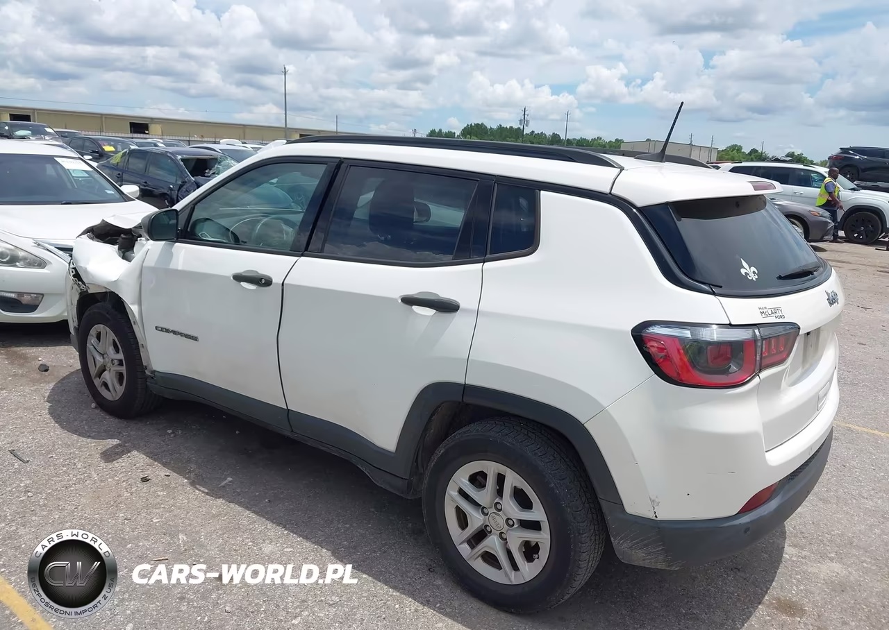 2018 Jeep Compass Sport Fwd VIN:3C4NJCAB9JT133669 - 3