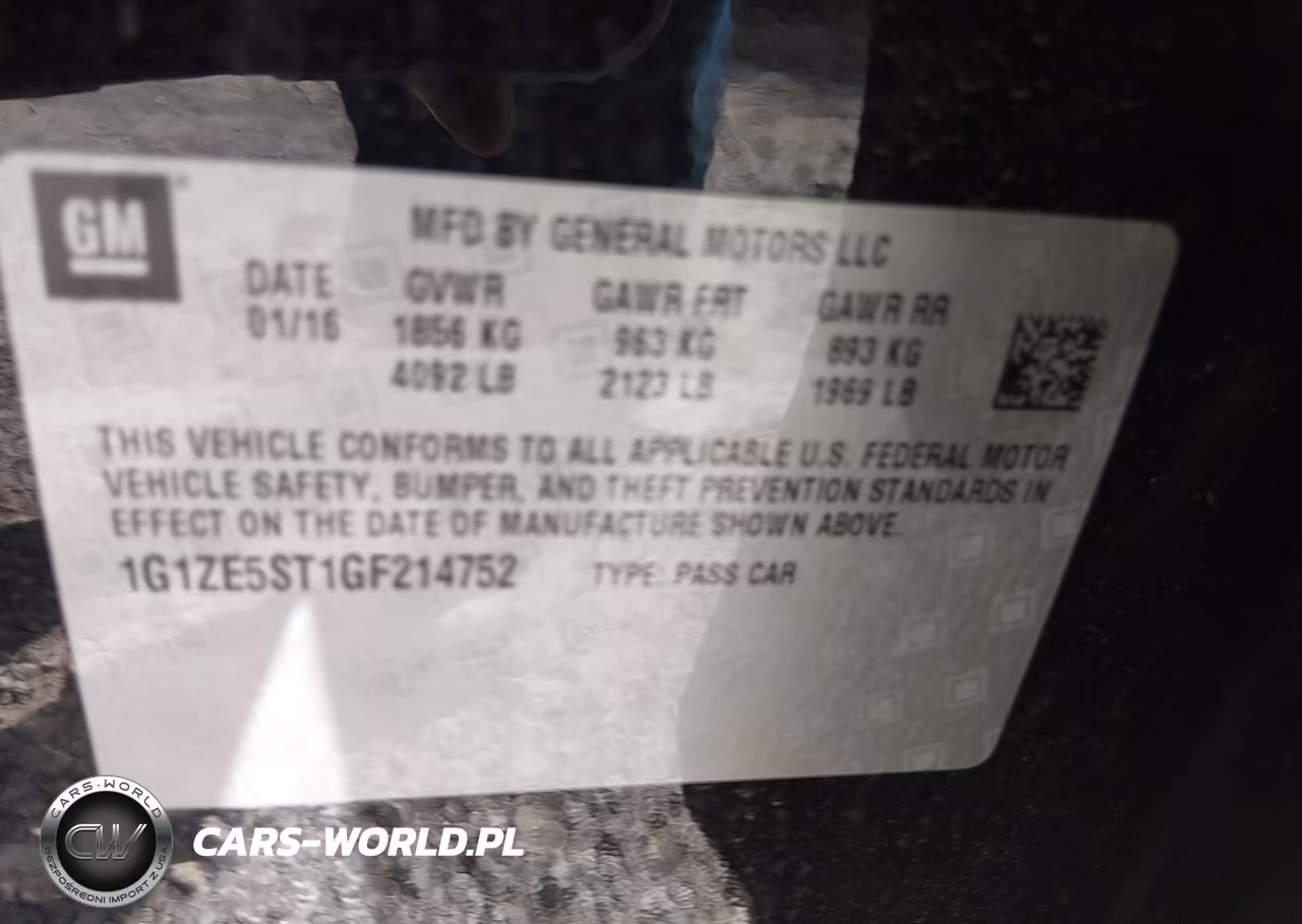 2016 Chevrolet Malibu 1Lt VIN:1G1ZE5ST1GF214752 - 9