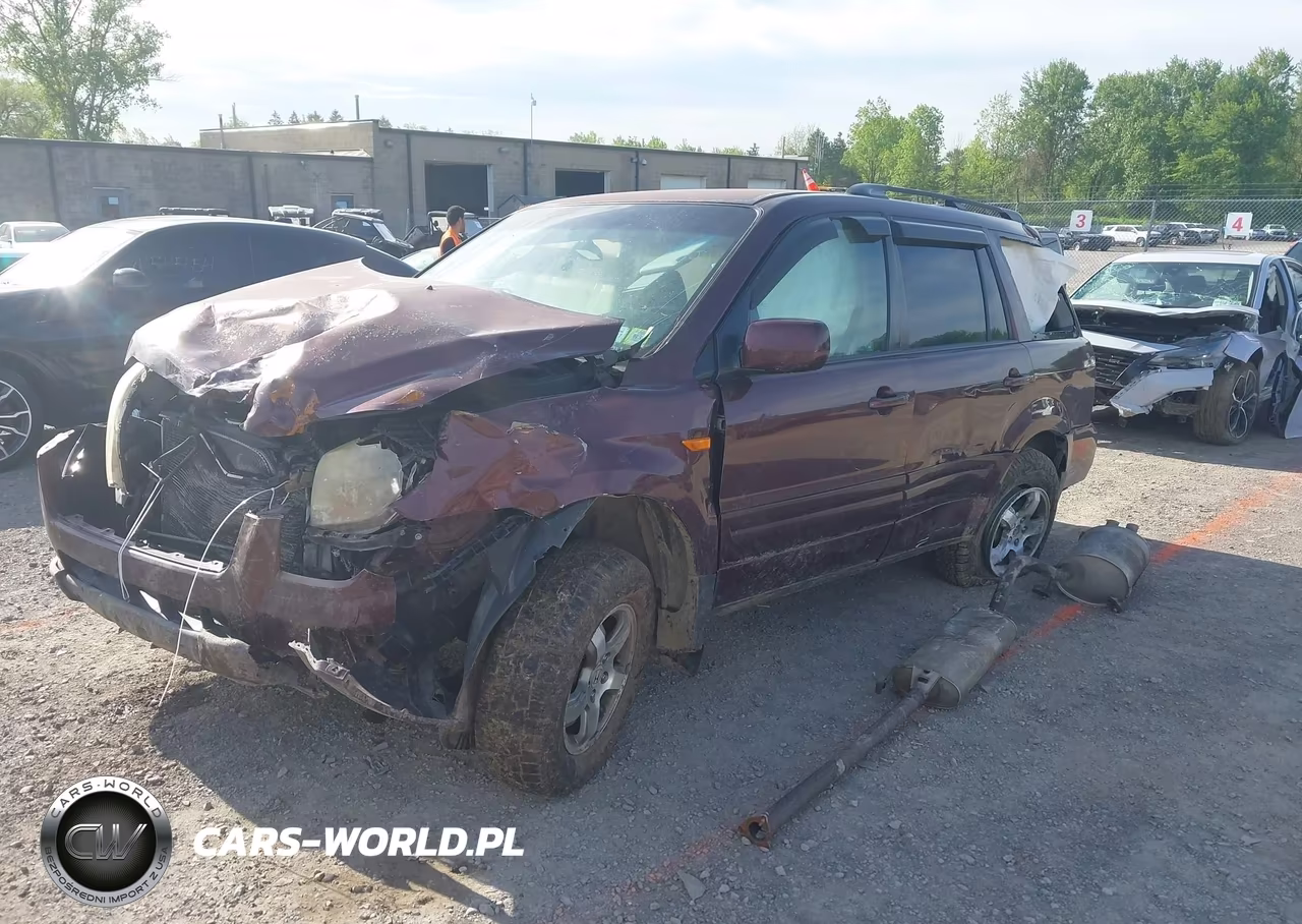 2008 Honda Pilot Ex VIN:5FNYF18498B044283 - 2