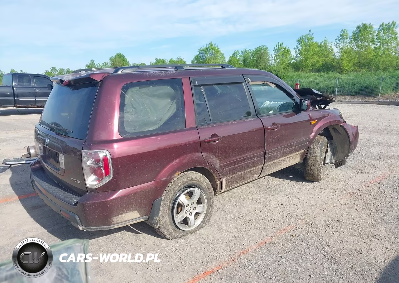 2008 Honda Pilot Ex VIN:5FNYF18498B044283 - 4
