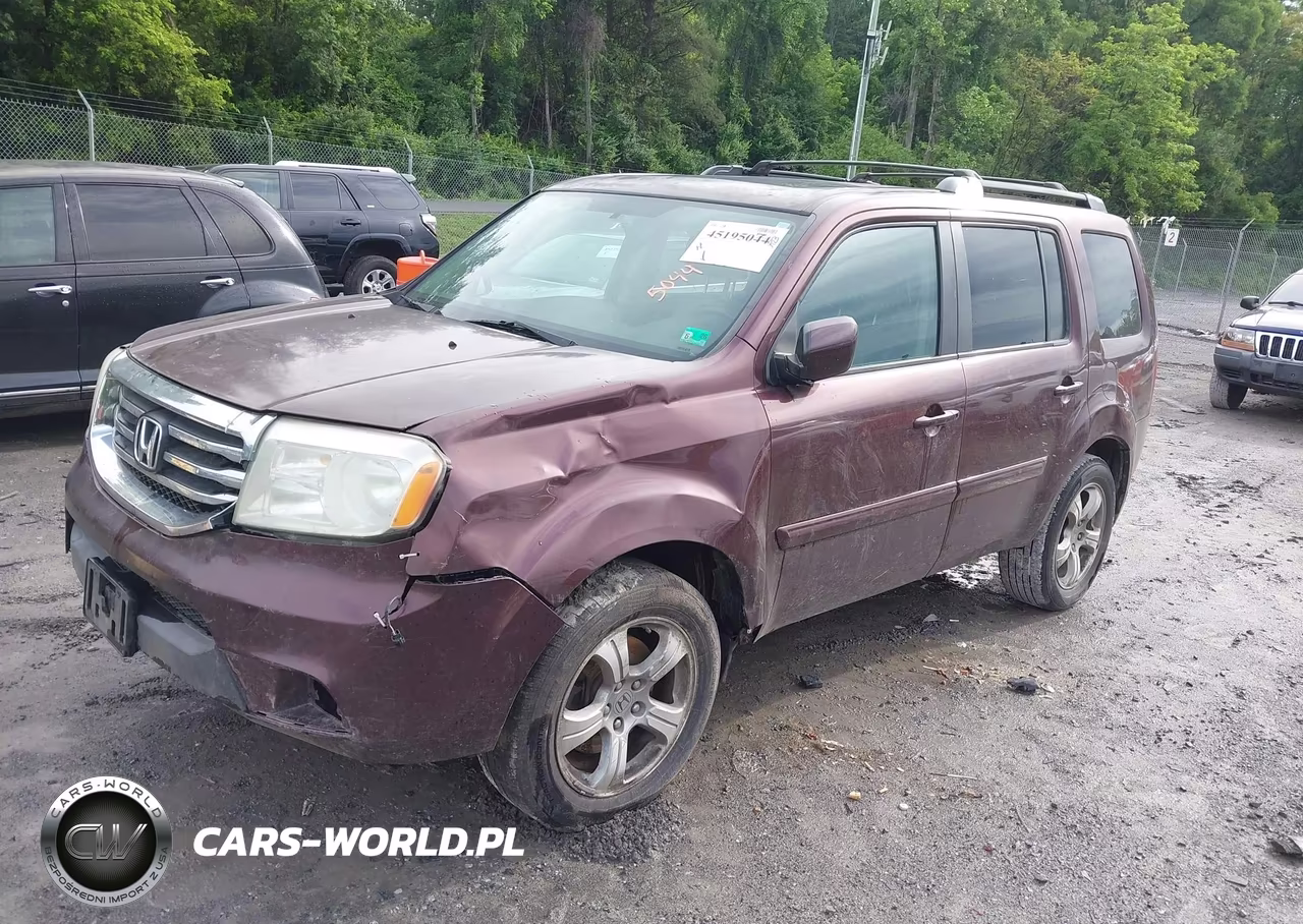 2013 Honda Pilot Ex-L VIN:5FNYF4H59DB045812 - 2