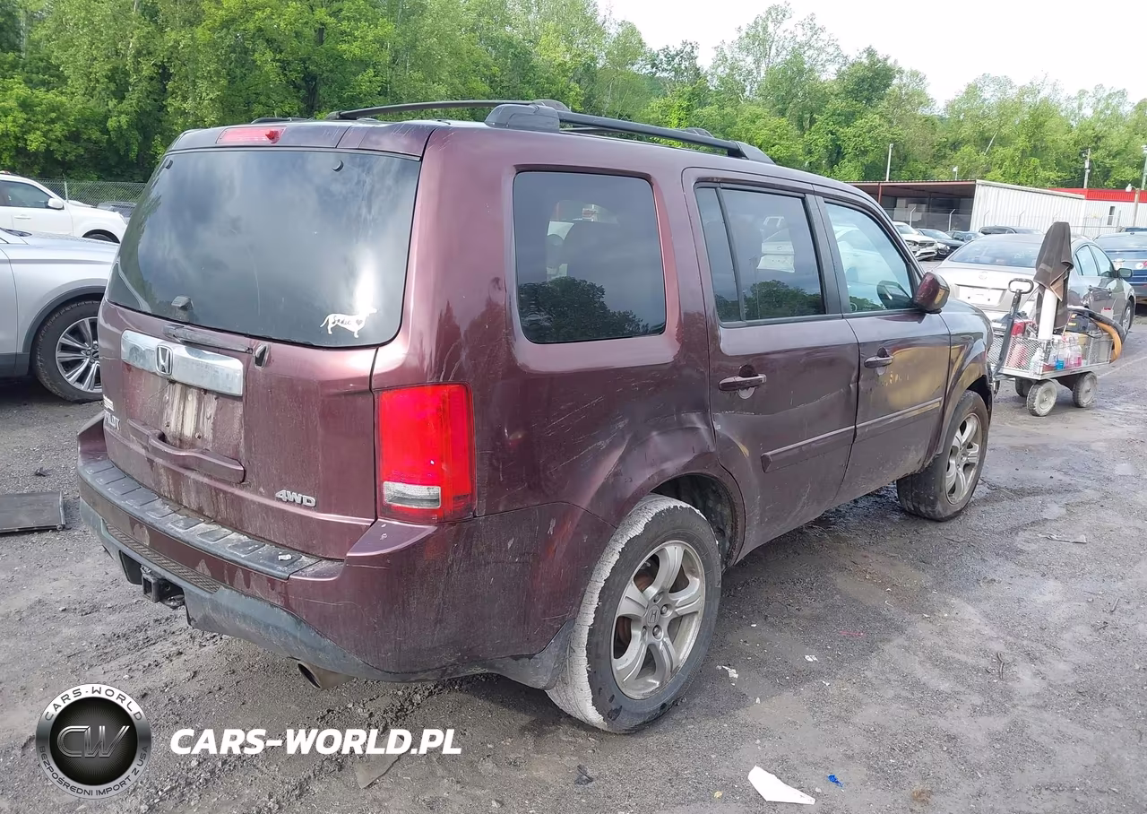 2013 Honda Pilot Ex-L VIN:5FNYF4H59DB045812 - 4