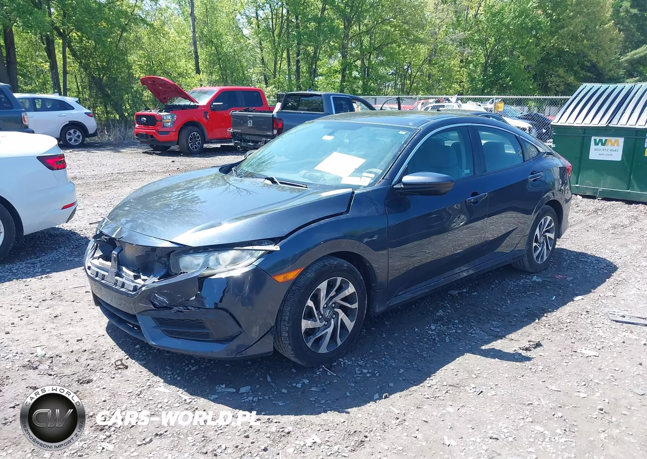 2018 Honda Civic Ex VIN:19XFC2F73JE019510 - 2