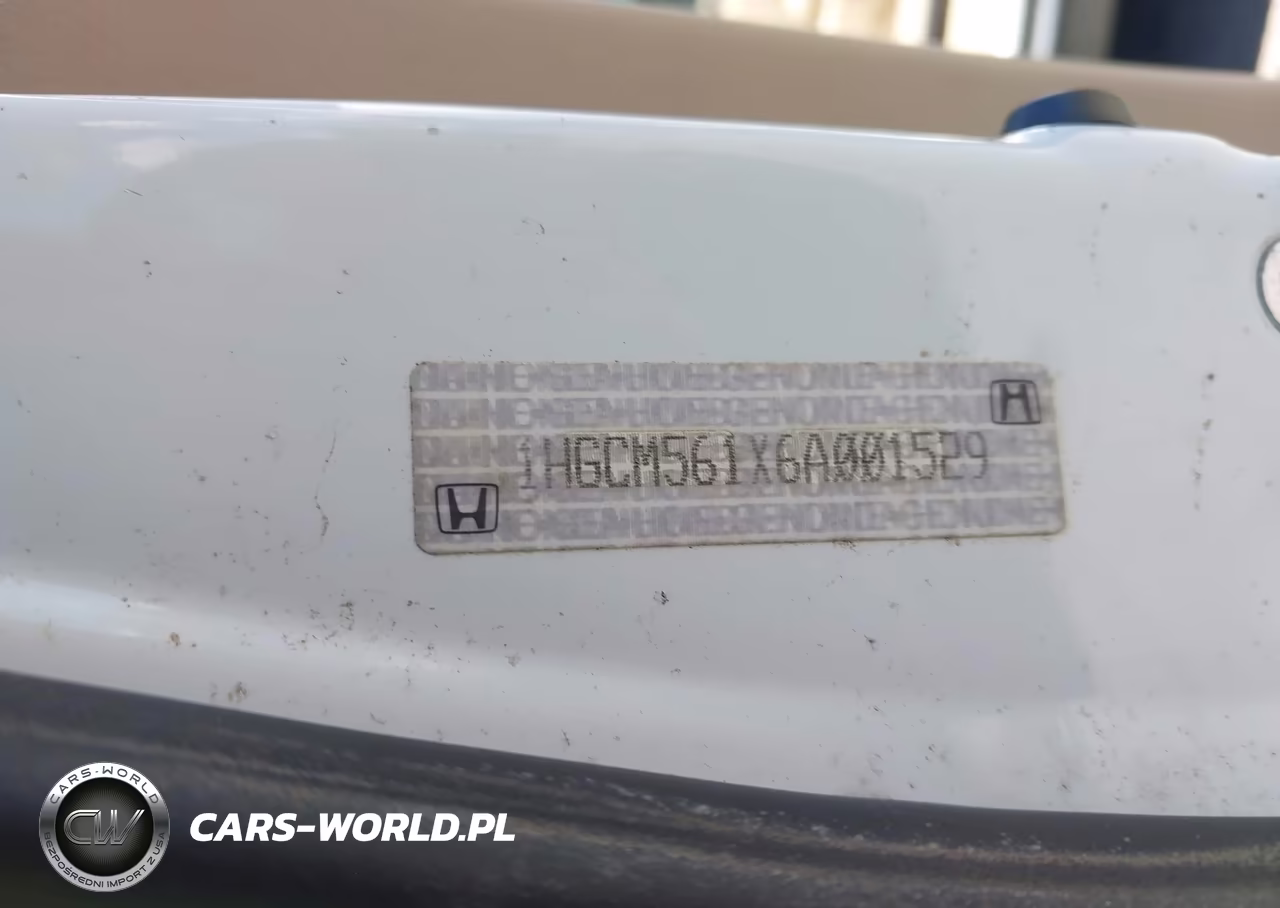 2006 Honda Accord 2.4 Vp VIN:1HGCM561X6A001529 - 9