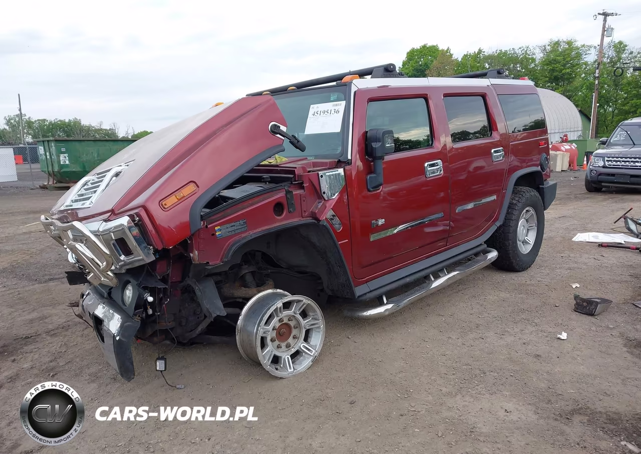 2003 Hummer H2 VIN:5GRGN23U83H106937 - 2