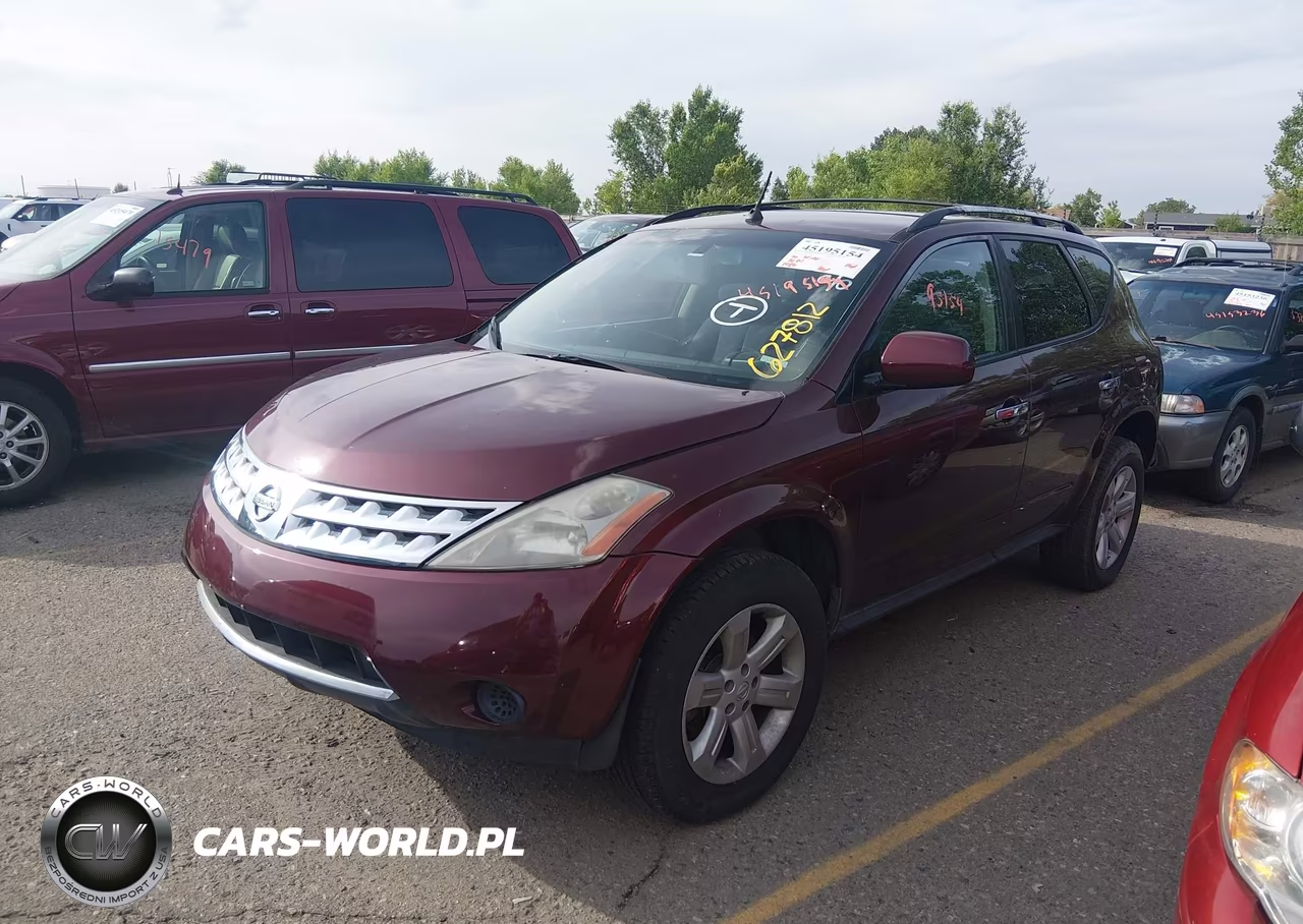 2007 Nissan Murano S VIN:JN8AZ08W77W627812 - 2