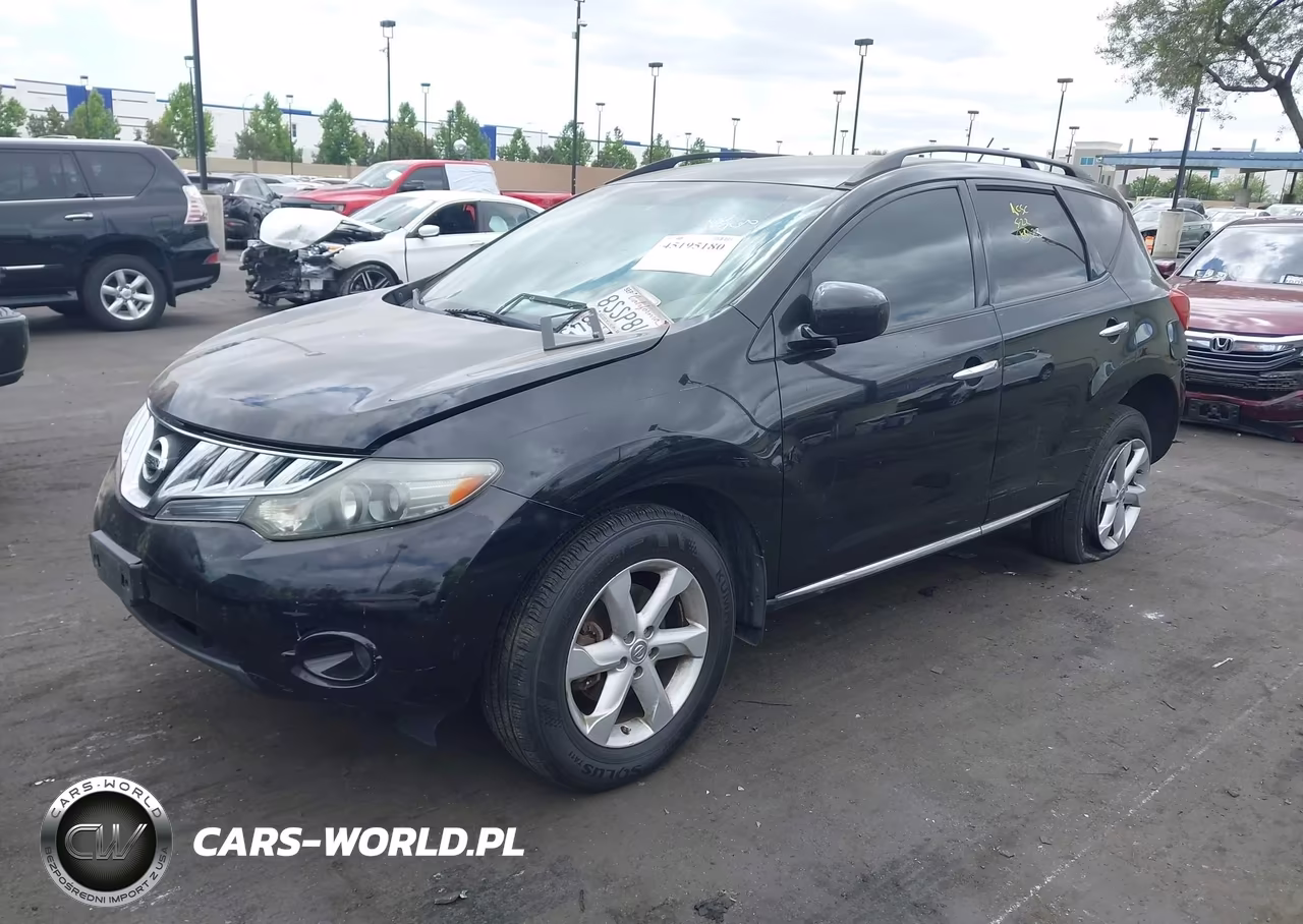 2009 Nissan Murano S VIN:JN8AZ18W89W200924 - 2
