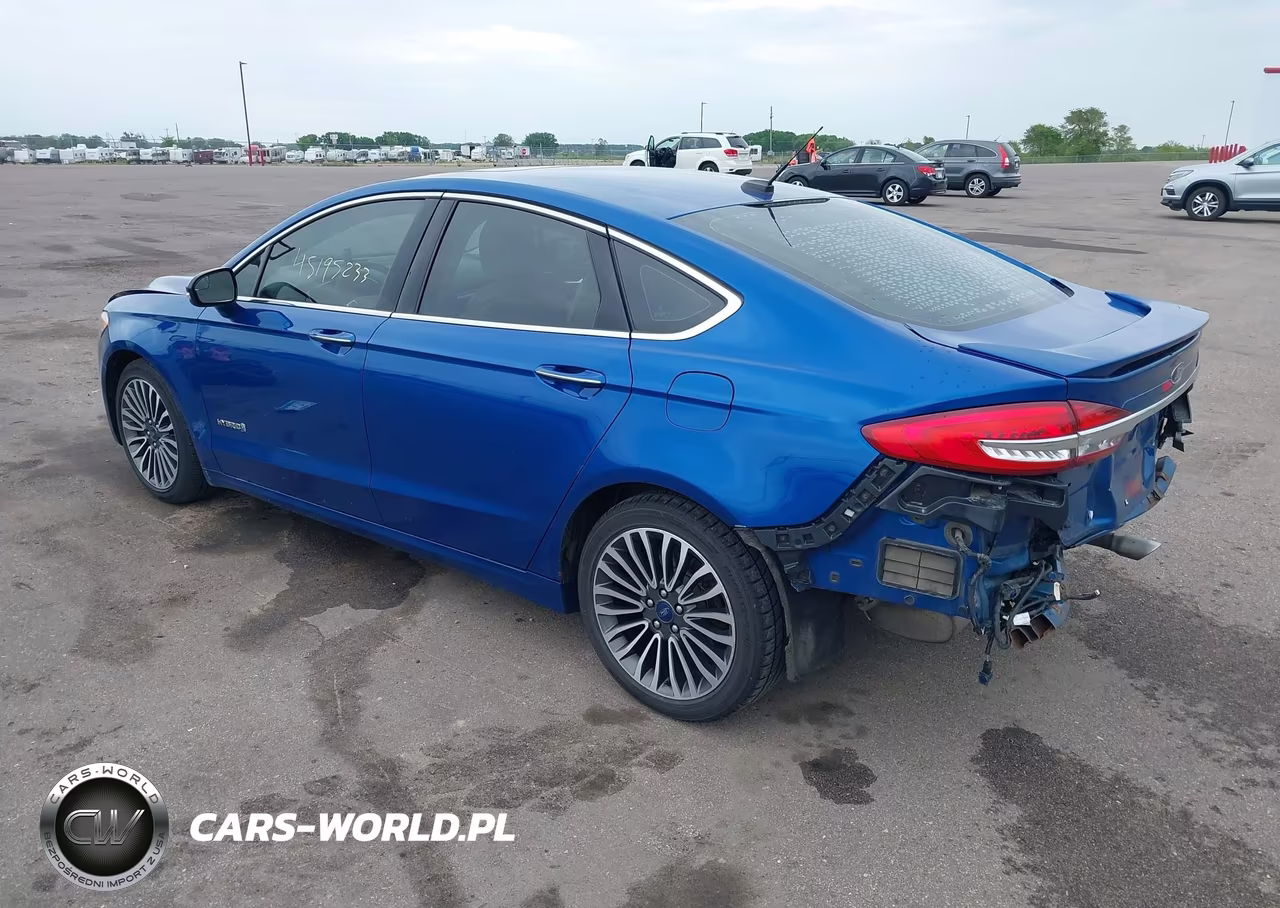 2017 Ford Fusion Hybrid Titanium VIN:3FA6P0RU0HR383810 - 3