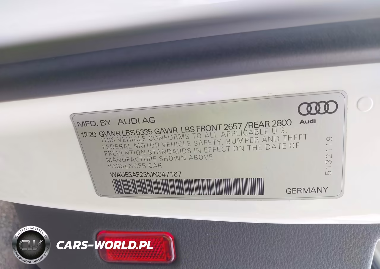 2021 Audi A6 Premium Plus 45 Tfsi Quattro S Tronic-Sport Premium Plus 45 Tfsi Quattro S Tronic VIN:WAUE3AF23MN047167 - 9