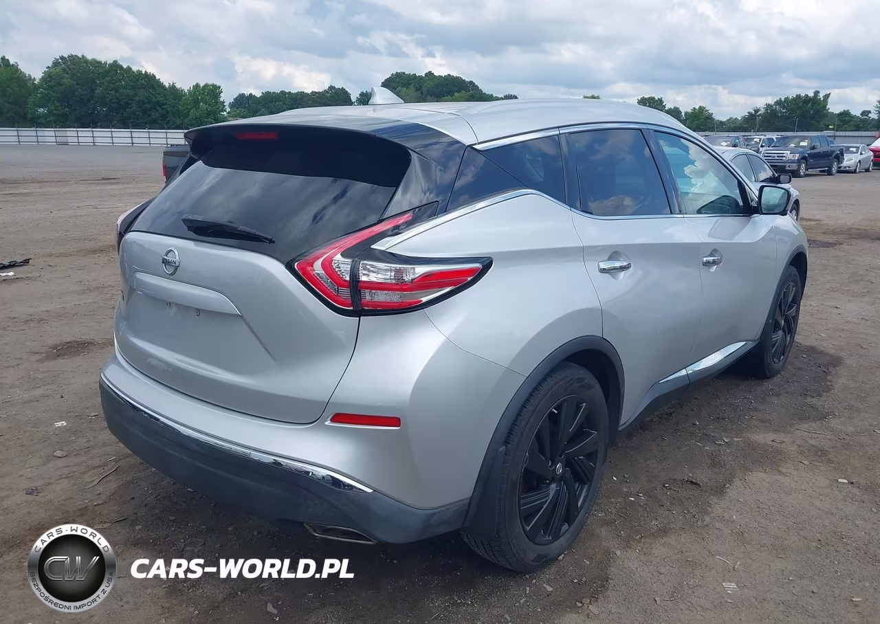2017 Nissan Murano Sl VIN:5N1AZ2MG8HN168329 - 4