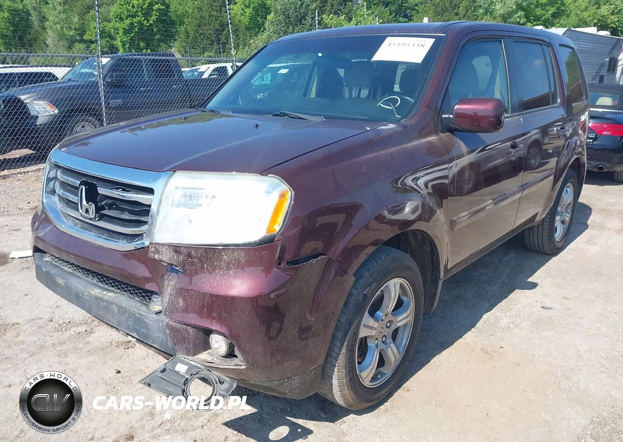 2013 Honda Pilot Ex VIN:5FNYF3H42DB018839 - 2