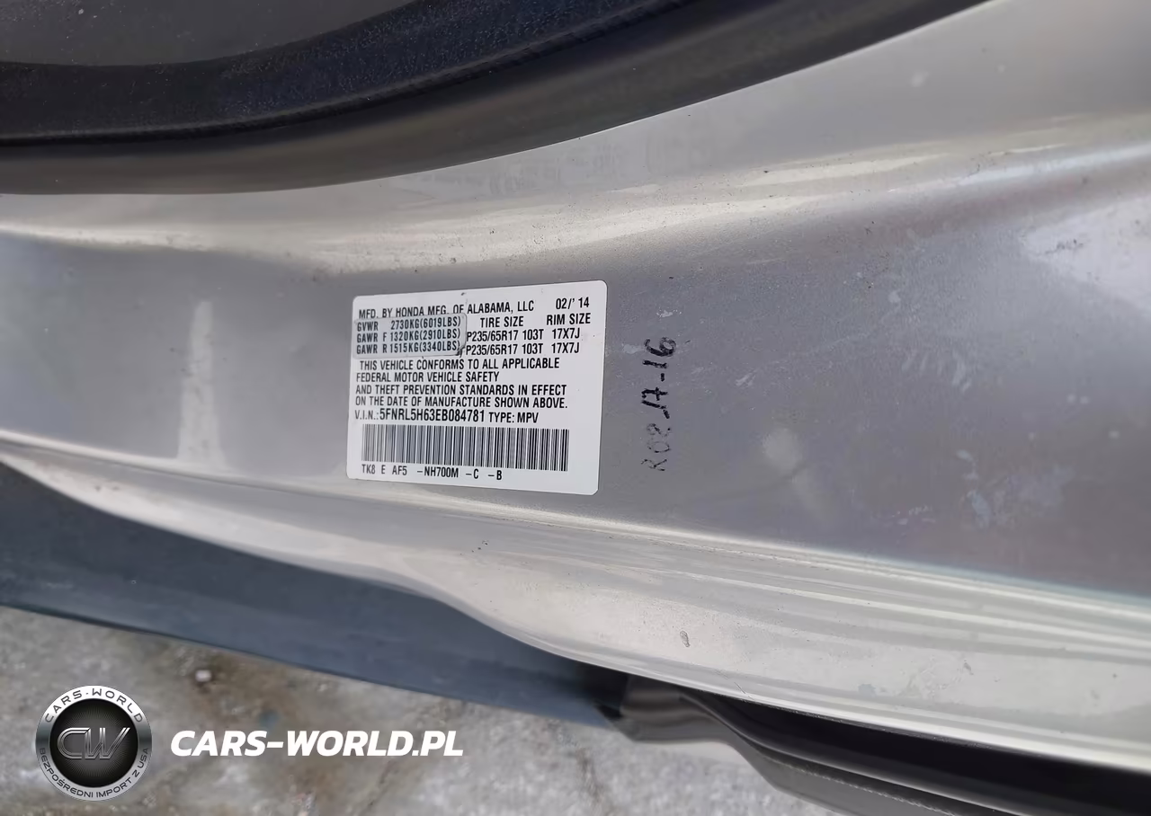 2014 Honda Odyssey Ex-L VIN:5FNRL5H63EB084781 - 9