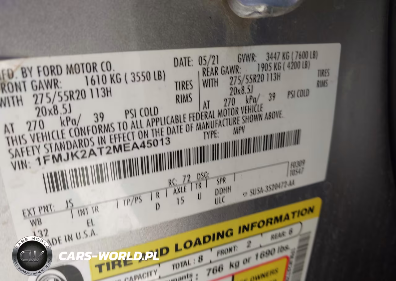 2021 Ford Expedition Limited Max VIN:1FMJK2AT2MEA45013 - 9