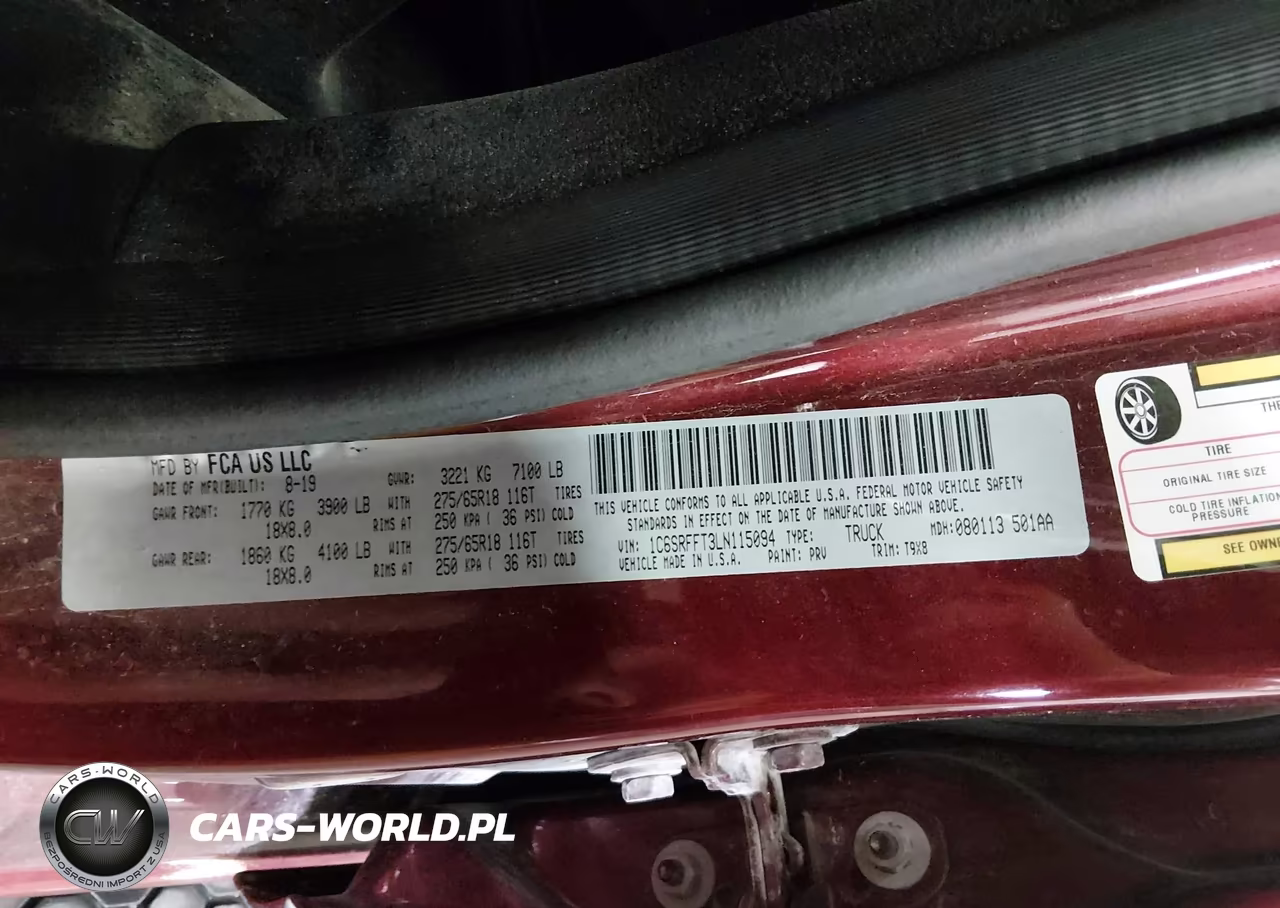 2020 Ram 1500 Big Horn 4X4 5'7 Box VIN:1C6SRFFT3LN115094 - 9