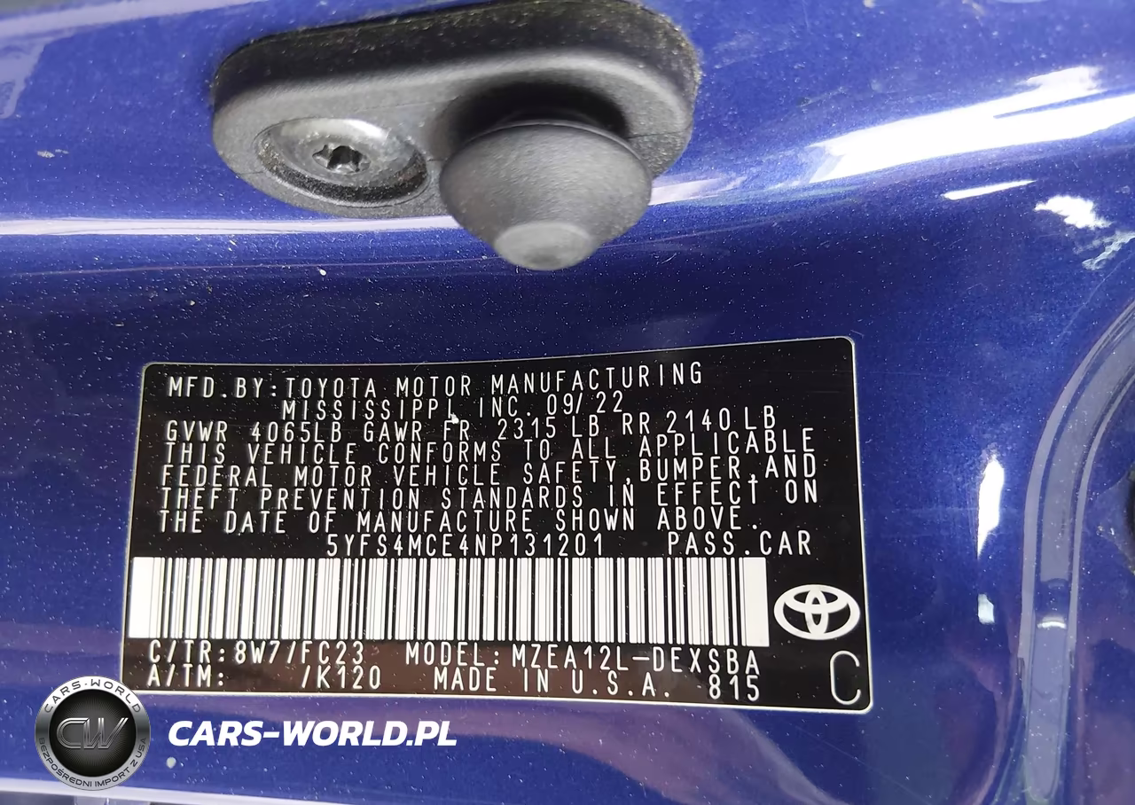 2022 Toyota Corolla Se VIN:5YFS4MCE4NP131201 - 9