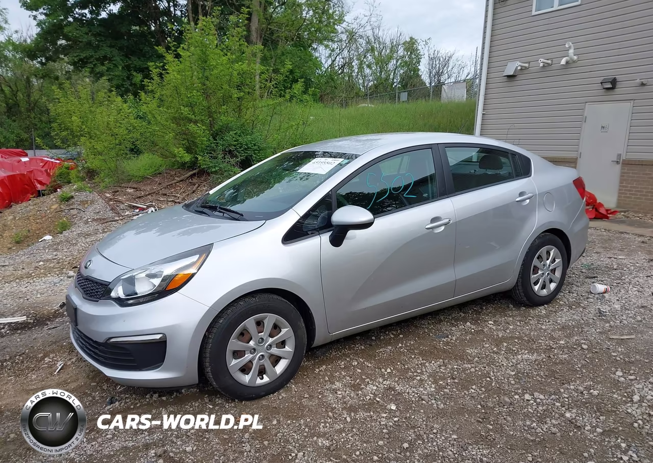 2016 Kia Rio Lx VIN:KNADM4A39G6677493 - 2