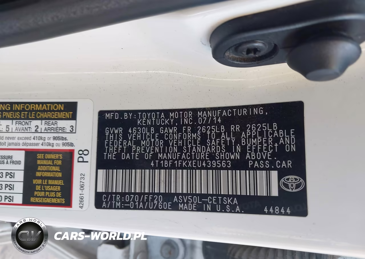 2014 Toyota Camry Se Sport VIN:4T1BF1FKXEU439563 - 9