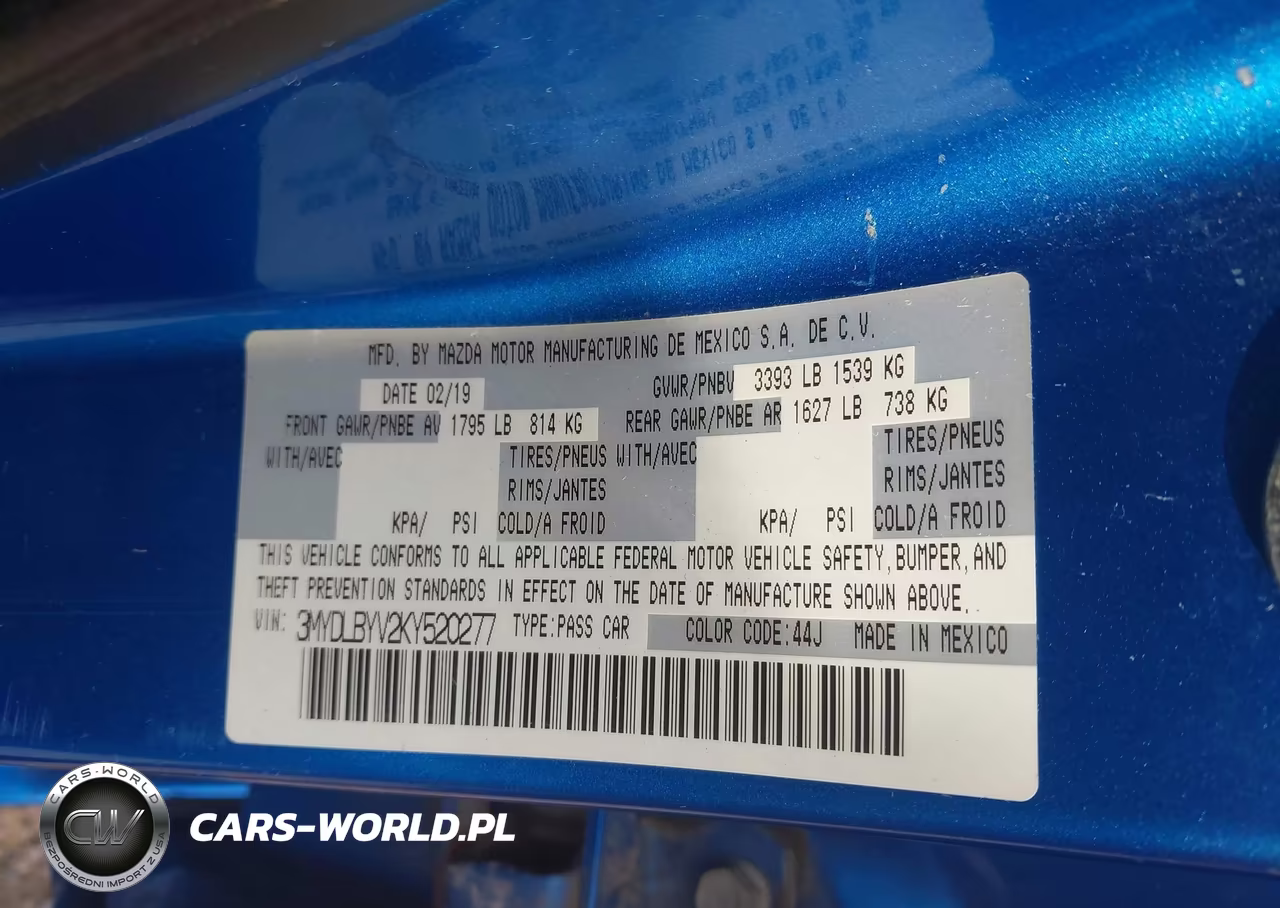 2019 Toyota Yaris L VIN:3MYDLBYV2KY520277 - 9