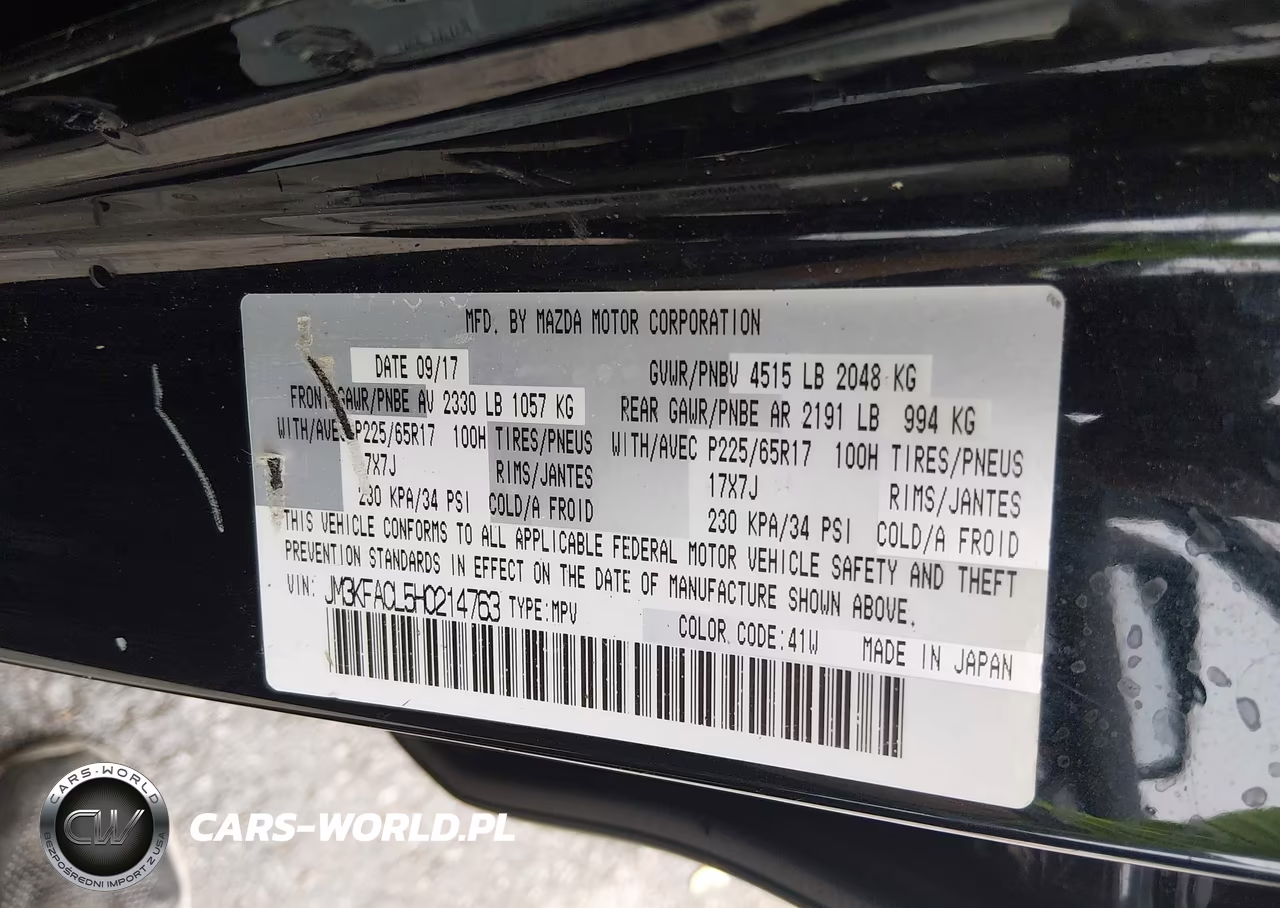 2017 Mazda Cx-5 Touring VIN:JM3KFACL5H0214763 - 9