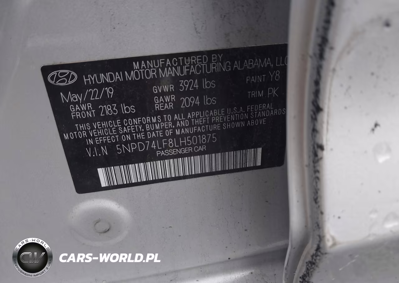 2020 Hyundai Elantra Se VIN:5NPD74LF8LH501875 - 9
