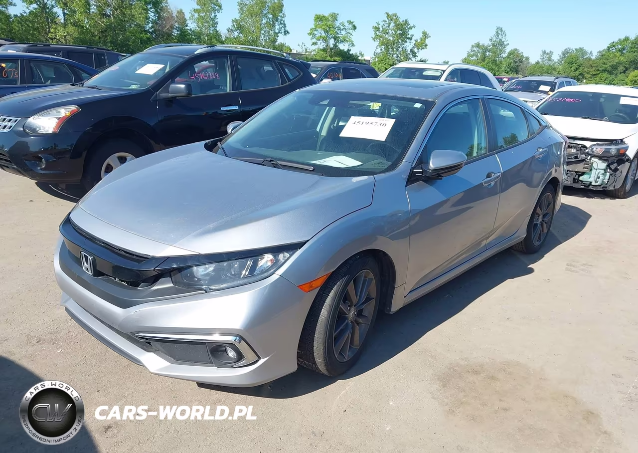 2020 Honda Civic Ex VIN:19XFC1F39LE002494 - 2