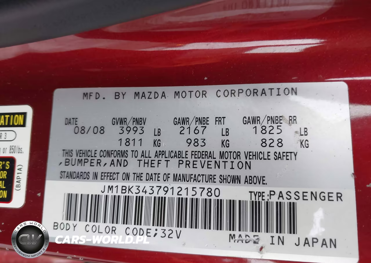 2009 Mazda Mazda3 S Sport VIN:JM1BK343791215780 - 9